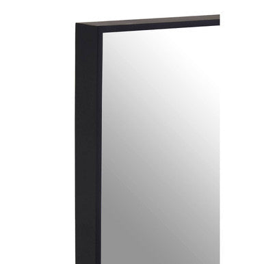 Matt Black Small Square Wall Mirror | Loretta