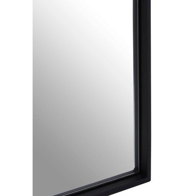 Matt Black Small Square Wall Mirror | Loretta