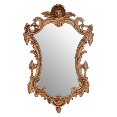Neo-Classical Gold Finish Wall Mirror | Hasse