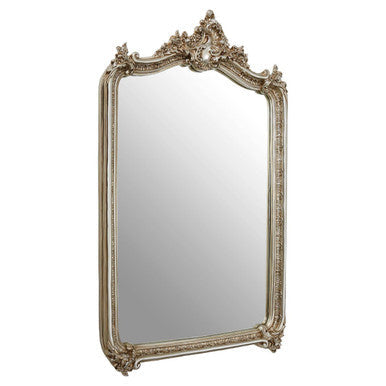Adelere Champagne Floral Wall Mirror