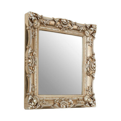 Adelere Champagne Square Ornate Wall Mirror