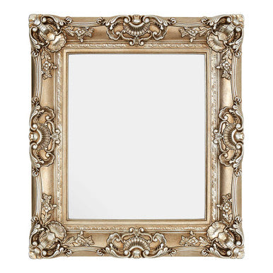 Adelere Champagne Square Ornate Wall Mirror