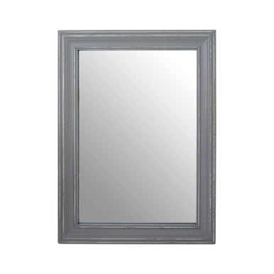 Henley Grey Frame Rectangular Wall Mirror