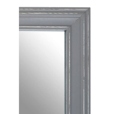 Henley Grey Frame Rectangular Wall Mirror