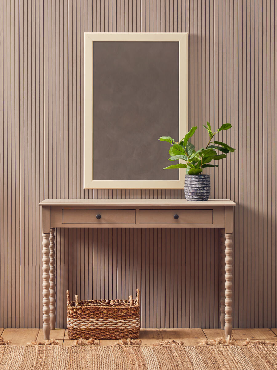 Heritage Antique White Wall Mirror