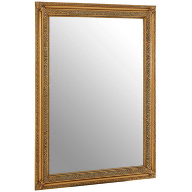 Andrey Gold Wall Mirror with Filigree Frame