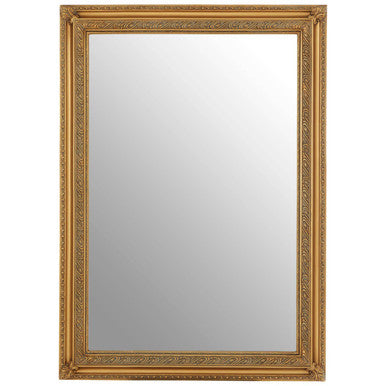 Andrey Gold Wall Mirror with Filigree Frame