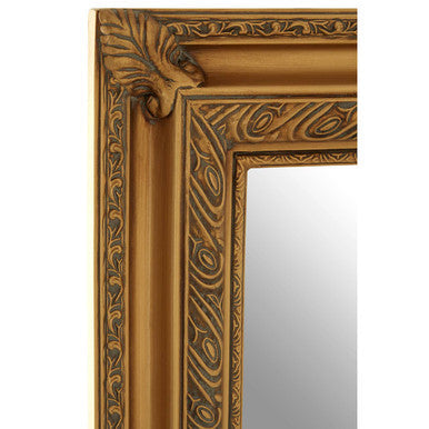 Andrey Gold Wall Mirror with Filigree Frame