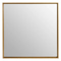 Ando Gold Medium Square Wall Mirror with Sleek Rim