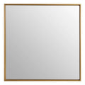 Ando Gold Large Square Wall Mirror with Sleek Rim