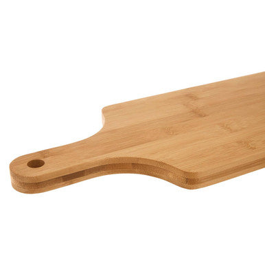 Aleki Natural Bamboo Medium Paddle Chopping and Serving Board