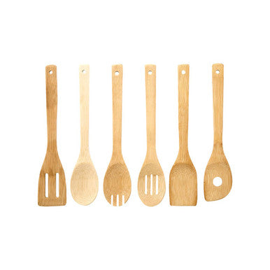 Aleki 6 Piece Bamboo Kitchen Utensil Set