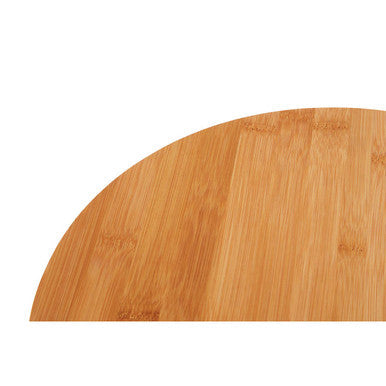 Aleki Natural Bamboo Lazy Susan with Three Footed Base