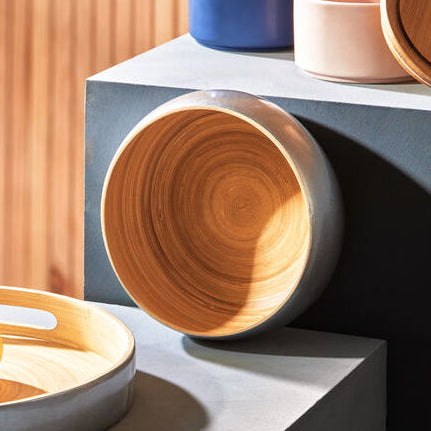 Kyoto Small Silver Bamboo Bowl