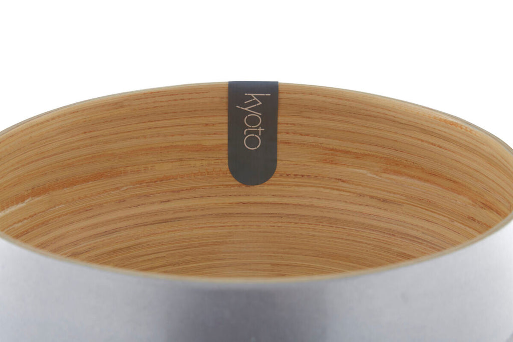 Medium Silver Bamboo Bowl | Kyoto