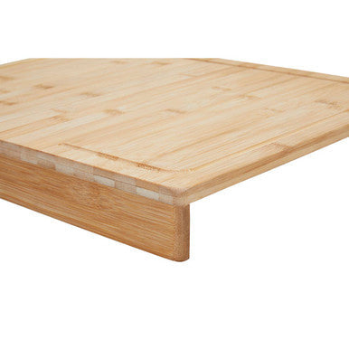 Aleki Natural Bamboo Rectangular Worktop Saver and Serving Board