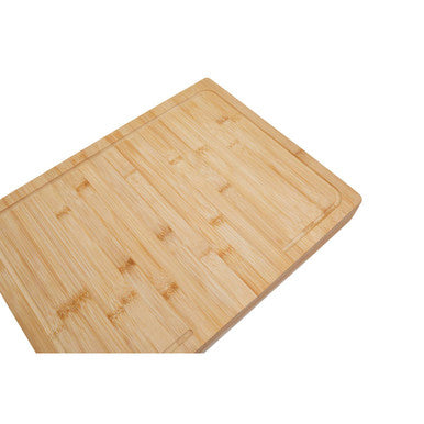 Aleki Natural Bamboo Rectangular Worktop Saver and Serving Board