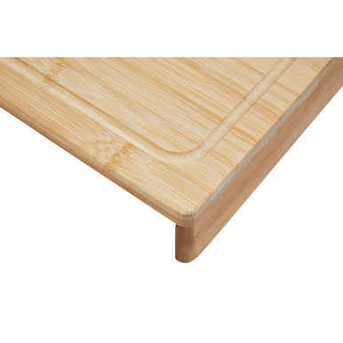 Aleki Natural Bamboo Rectangular Worktop Saver and Serving Board
