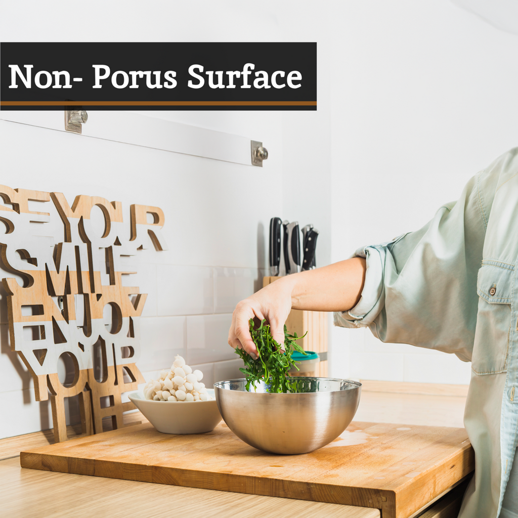 Aleki Natural Bamboo Rectangular Worktop Saver and Serving Board