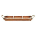 Acacia Wood 3 Section Serving Dish | Vine