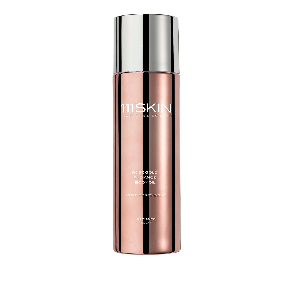 111SKIN Rose Gold Radiance Body Oil – Non-Greasy Hydration with Damask Rose, Green Microalgae & Chamomile (3.4 oz)