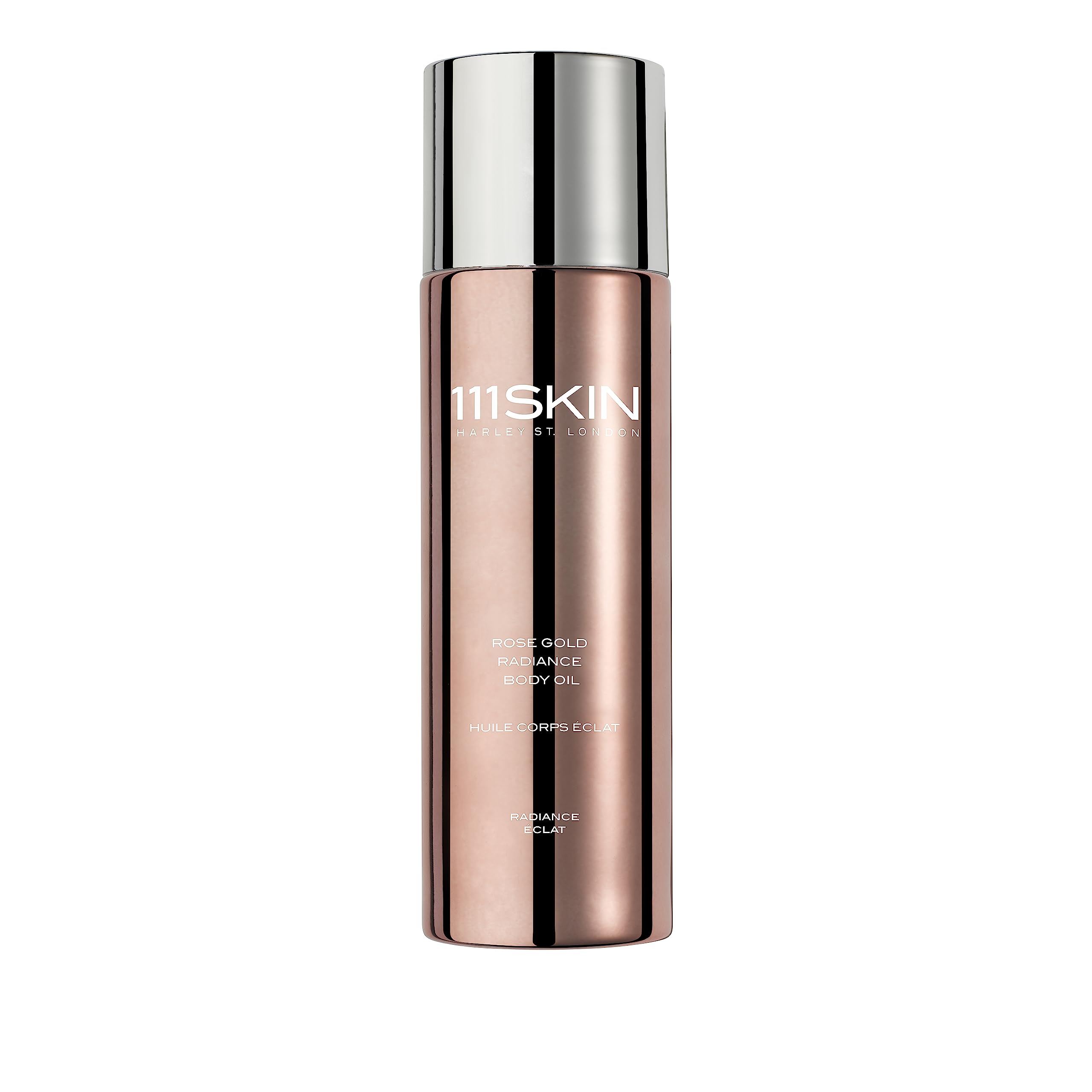 111SKIN Rose Gold Radiance Body Oil – Non-Greasy Hydration with Damask Rose, Green Microalgae & Chamomile (3.4 oz)