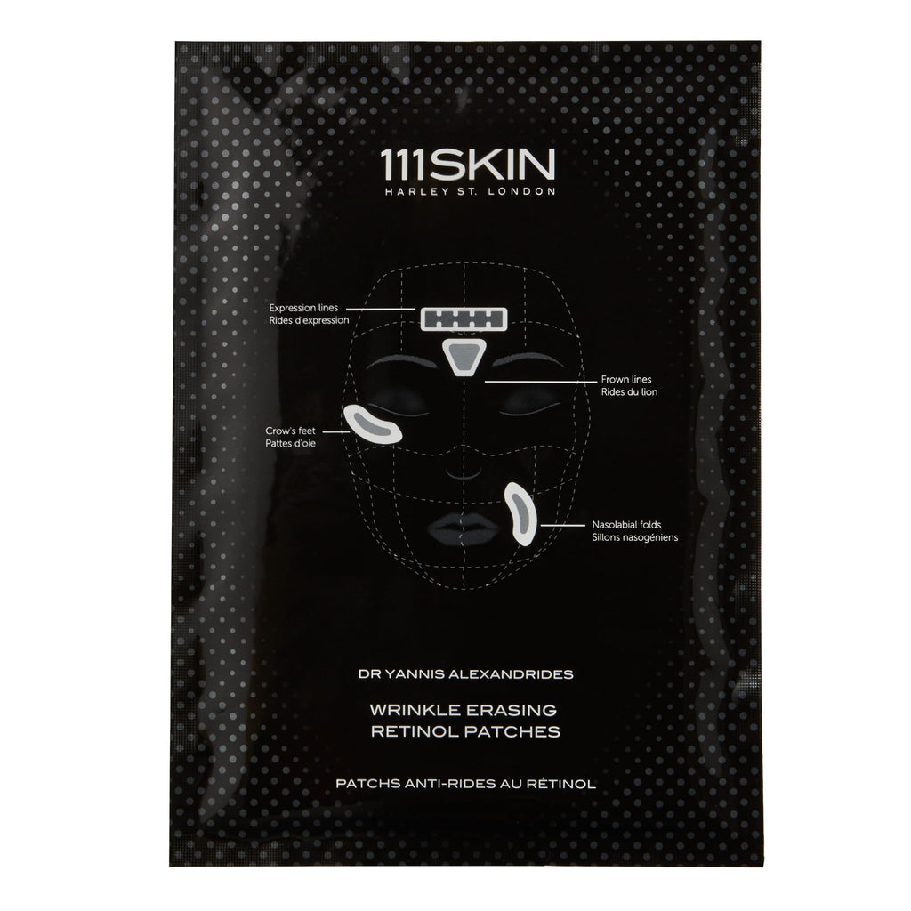 111SKIN Wrinkle Erasing Retinol Patches — Non-Invasive Forehead, Under-Eye & Smile Line, 3 x 1.23 oz