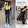 Shark Pants With Mesh Pockets Cropped Base Layer