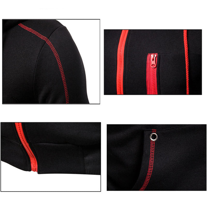 New Men's Sports Cardigan Hooded Sweater