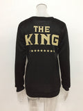 QUEEN five-pointed star print couple sweater
