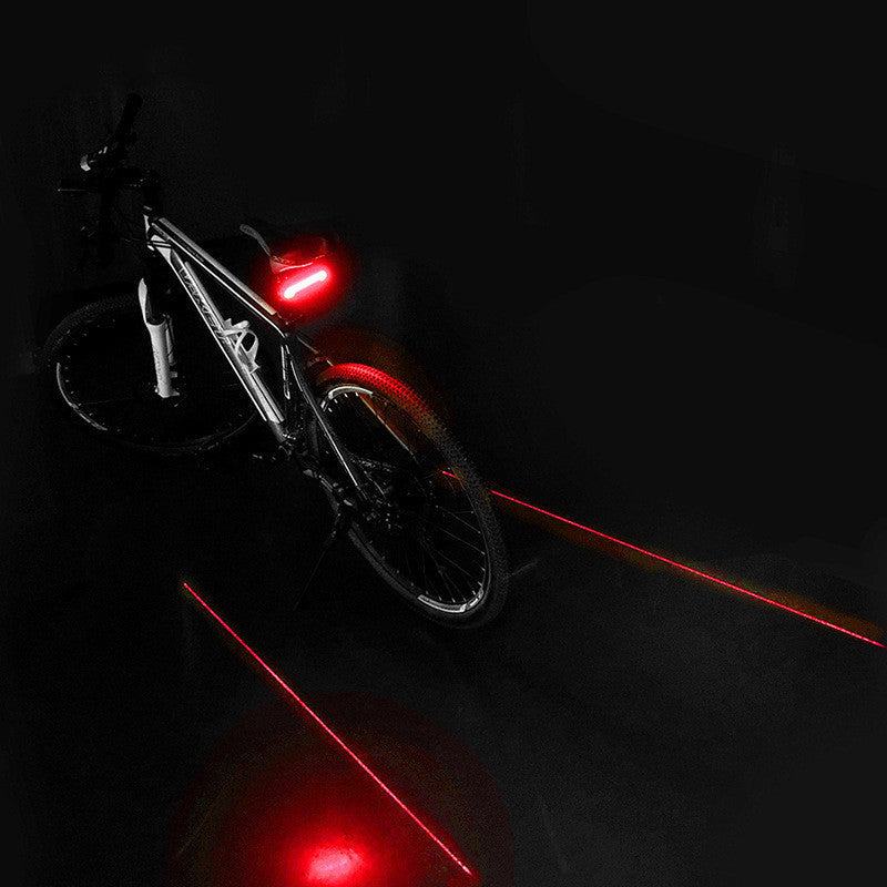 Bicycle Smart Brake Taillight Remote Control Steering USB Charging