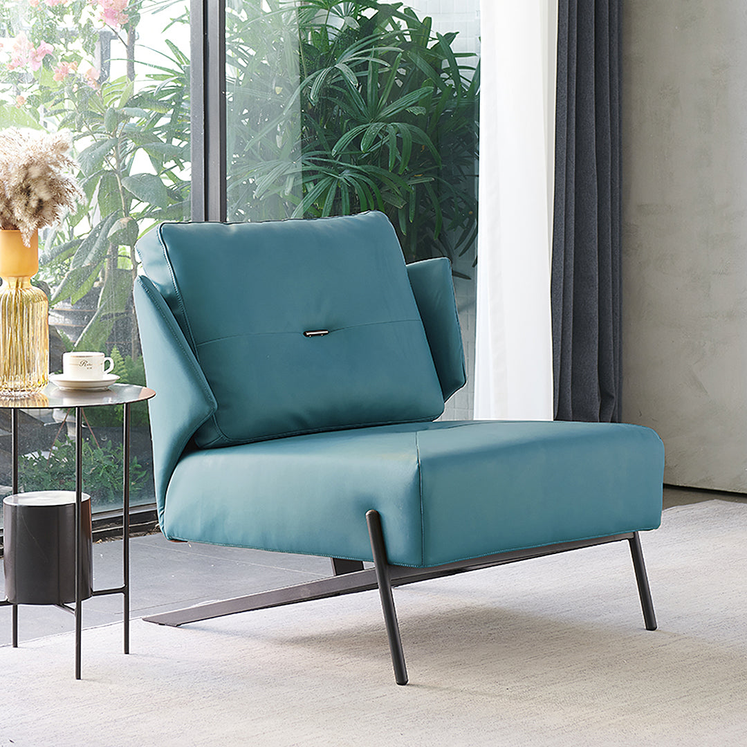 Karpov Tige Accent Leather Chair, Armchair, More Colours