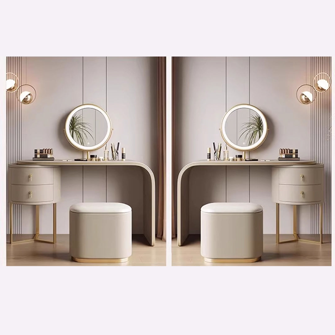 Noorali Dressing Table with Mirror, More Colors Available