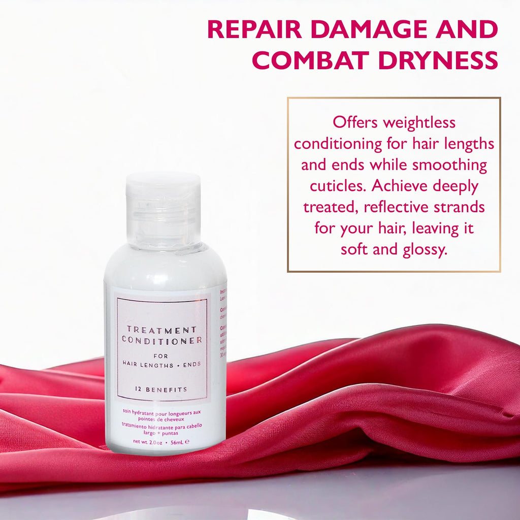 12 Benefits Sulfate-Free Hydrating Hair Conditioner – Argan, Avocado, Marula, Grapeseed Oils + Noni Berry (2 oz)