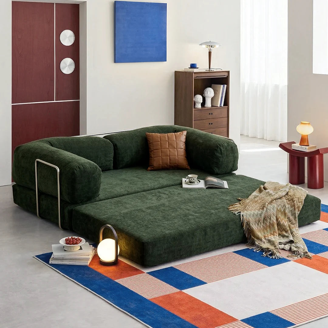 Yamada Foldable Lazy Sofa Bed, Linen