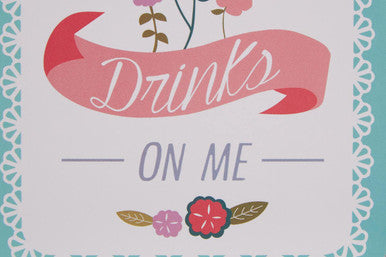 Amelie Assorted Cork Coaster Set of 4 with Floral Design