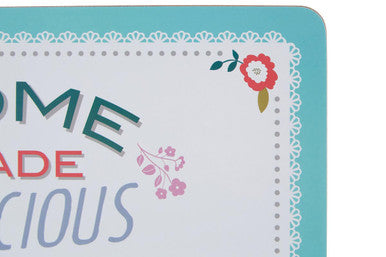Amelie Assorted Cork Placemat Set of 4 with Floral Design