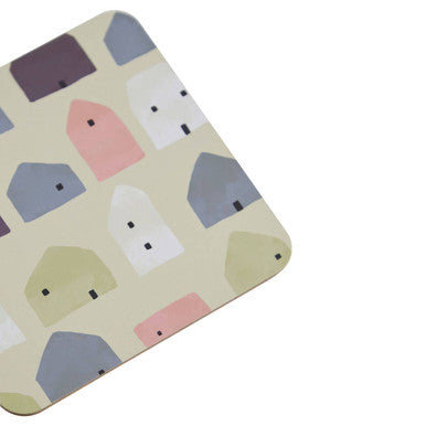 Calcot 4 Piece Square Wild Cottage Coasters