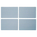 Set of 4 Blue Placemats | Frosted Deco