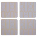 Set Of 4  Lilac Coasters | Frosted Deco