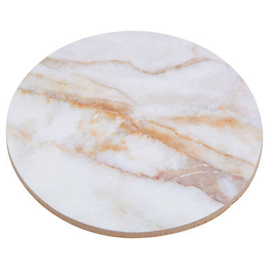 Mimo 6 Piece Marble Effect Assorted Cork Coasters