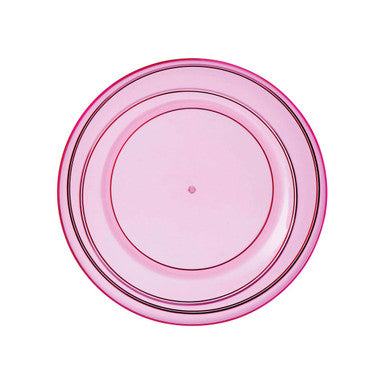 Summer Pink Plastic Small Plate