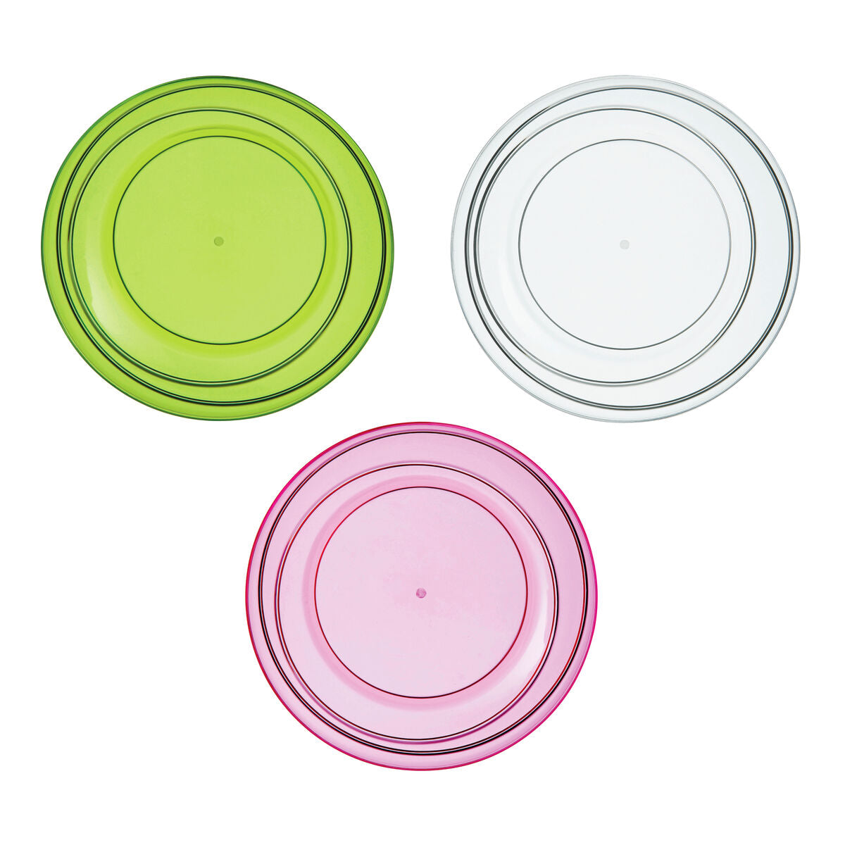 Summer Green Plastic Small Plate