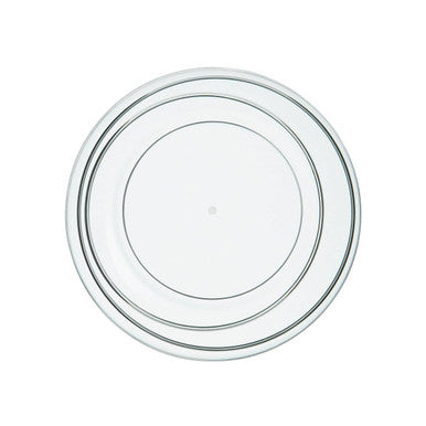 Summer Clear Plastic Small Plate