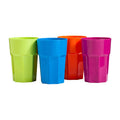 Adisa Assorted Plastic Set of 4 Tumblers