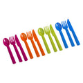 Adisa Assorted Plastic 12 Piece Cutlery Set