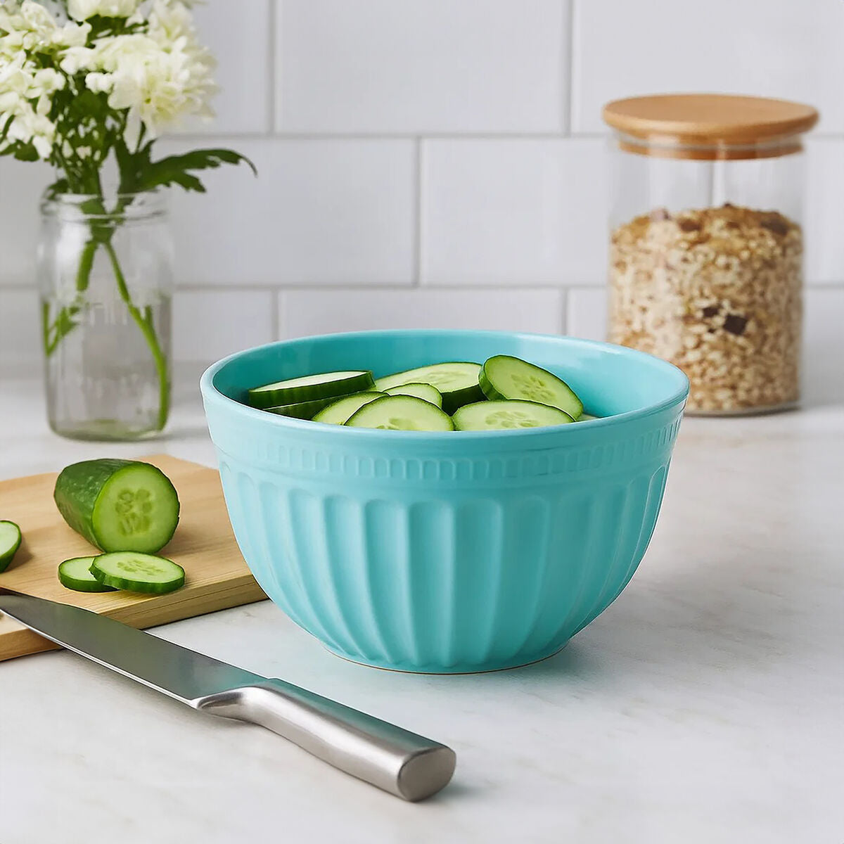 Alden Green Melamine Mixing Bowl