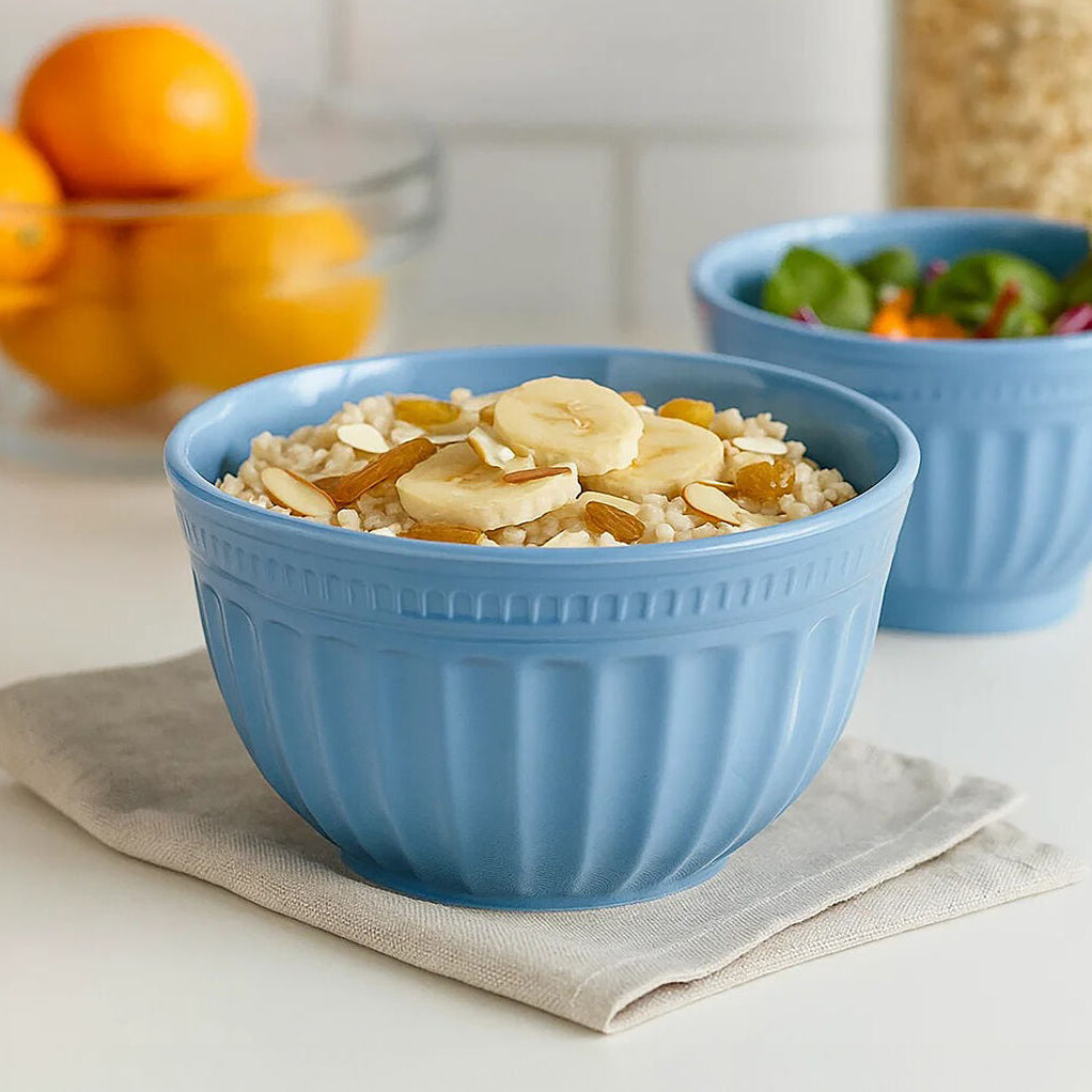 Alden Blue Melamine Mixing Bowl