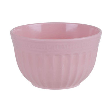 Alden Pink Melamine Large Fluted Mixing Bowl