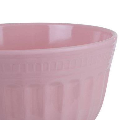 Alden Pink Melamine Extra Large Fluted Mixing Bowl